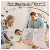 Kids Play Tunnel Tent for Toddlers, 70' x 18' Baby Tunnel Crawl Indoor, Play Tunnel for Kids to Crawl Through for Baby or Pet, Indoor & Outdoor Toys for Backyard Playset Kids Play Tunnel Tent for Toddlers, 70' x 18' Baby Tunnel Crawl Indoor, Play Tunnel for Kids to Crawl Through for Baby or Pet, Indoor & Outdoor Toys for Backyard Playset