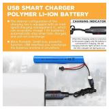 sea jump 7.4V 10C 3000mAh with SM-2P Plug and USB Charging Cable Applicable to MP5K M4 M110 SRB1200 SRB400 SRB400 SUB Air Gun Gel Water Droplet Explosion Toy Gun Remote Control Toy Car Battery sea jump 7.4V 10C 3000mAh with SM-2P Plug and USB Charging Cable Applicable to MP5K M4 M110 SRB1200 SRB400 SRB400 SUB Air Gun Gel Water Droplet Explosion Toy Gun Remote Control Toy Car Battery