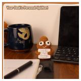 LOT OF THREE - Handmade Knitted Poo Doll with Positive Card - Funny Emotional Support Gift, Creative Desk Decor for Christmas, Birthdays, Valentine s Day, Family, Friends, Coworkers LOT OF THREE - Handmade Knitted Poo Doll with Positive Card - Funny Emotional Support Gift, Creative Desk Decor for Christmas, Birthdays, Valentine s Day, Family, Friends, Coworkers