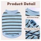 LOT OF 15 - Dog Shirts, Pet Clothes for Chihuahua, Yorkie Teacup Costumes Striped, Small Dogs Sleeveless Tank Top Vest, Breathable Cotton Puppy T-Shirt, Cat Apparel Outfit, Various Colors and Sizes LOT OF 15 - Dog Shirts, Pet Clothes for Chihuahua, Yorkie Teacup Costumes Striped, Small Dogs Sleeveless Tank Top Vest, Breathable Cotton Puppy T-Shirt, Cat Apparel Outfit, Various Colors and Sizes
