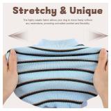 LOT OF 15 - Dog Shirts, Pet Clothes for Chihuahua, Yorkie Teacup Costumes Striped, Small Dogs Sleeveless Tank Top Vest, Breathable Cotton Puppy T-Shirt, Cat Apparel Outfit, Various Colors and Sizes LOT OF 15 - Dog Shirts, Pet Clothes for Chihuahua, Yorkie Teacup Costumes Striped, Small Dogs Sleeveless Tank Top Vest, Breathable Cotton Puppy T-Shirt, Cat Apparel Outfit, Various Colors and Sizes