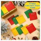 Yinder 24 Pcs Employee Appreciation Sticky Notes Thank You Gifts Bulk Note Pads Gift Mini Pocket Inspirational Notepads for Teacher Coworker Office Supply 3 x 3' (Appreciation,Xmas) Yinder 24 Pcs Employee Appreciation Sticky Notes Thank You Gifts Bulk Note Pads Gift Mini Pocket Inspirational Notepads for Teacher Coworker Office Supply 3 x 3' (Appreciation,Xmas)