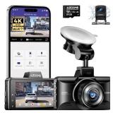 AZDOME M01 Max UHD 4K Dash Cam Front and Rear, Built-in Wi-Fi, Free 64GB Card, App Control, 4K+1080 Dash Camera for Car, Built-in ADAS, G-Sensor, IP68 Waterproof, 24H Parking Mode Dashcam AZDOME M01 Max UHD 4K Dash Cam Front and Rear, Built-in Wi-Fi, Free 64GB Card, App Control, 4K+1080 Dash Camera for Car, Built-in ADAS, G-Sensor, IP68 Waterproof, 24H Parking Mode Dashcam