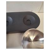 PETKIT 304 Stainless Steel Elevated Cat Bowls&Dog Bowls,Raised Cat Food and Water Bowl Set, Non-Slip, Anti Vomiting 15°Tilted Cat Small Animal Plate PETKIT 304 Stainless Steel Elevated Cat Bowls&Dog Bowls,Raised Cat Food and Water Bowl Set, Non-Slip, Anti Vomiting 15°Tilted Cat Small Animal Plate