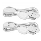 Globe Electric Twin Extension Cords with AC - Set of 2 Globe Electric Twin Extension Cords with AC - Set of 2