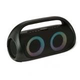 onn Portable FM Boombox with LED Lighting onn Portable FM Boombox with LED Lighting
