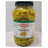 Roma Whole Pepperoncini - 1 Gallon Jar - Best by 05/10/2026