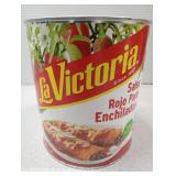 La Victoria Red Enchilada Sauce - Large Commercial Can - Best by April 2026