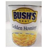 Bush's Golden Hominy 108 oz.- Best by March 2027