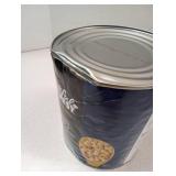 Bountiful Harvest Distinctions Garbanzo Beans - Large Commercial Can - Best by date of May 12, 2023.