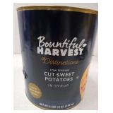 Bountiful Harvest Distinctions Cut Sweet Potatoes 6.75lb Can - Best by 17 Sep 2028