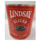 Lindsay Sliced Black Olives Can 55oz. - Best By 12/11/28