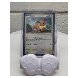 Eevee Pokemon Card with Paw Print Card Holder