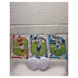 2021 Panini Absolute Football Cards - Allen, Darnold, Kelce Set