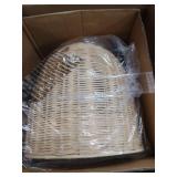 82\'x13\' Addison Arc Floor Lamp with Natural Rattan Shade - Threshold⢠82\'x13\' Addison Arc Floor Lamp with Natural Rattan Shade - Thresholdâ¢