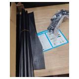 Fabric shelf with metal poles Fabric shelf with metal poles