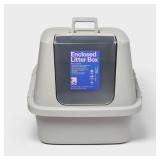 Enclosed Cat Litter Box - Gray - XL - up&up⢠Enclosed Cat Litter Box - Gray - XL - up&upâ¢