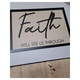 Faith Will See Us Through Wall Art Faith Will See Us Through Wall Art