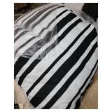 Triangle Home Fashions Black & White Striped Pillow Triangle Home Fashions Black & White Striped Pillow