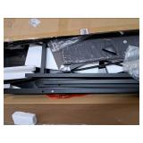 Black computer desk Black computer desk