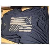 Realtree Navy American Flag Hoodie XXL Realtree Navy American Flag Hoodie XXL