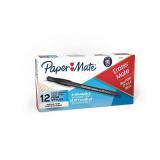 Paper Mate EraserMate Erasable Pen, Medium Point, Black, Box of 12 Paper Mate EraserMate Erasable Pen, Medium Point, Black, Box of 12