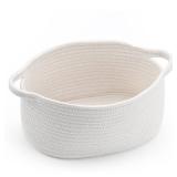 Happyiren Woven Cotton Rope Easter & Burr Basket with Handles, Empty DIY Gift Basket for Baby Shower, Birthday & Spring Decor, Cute Decorative Storage Organizer, 13\' x 8\' x 6\' Happyiren Woven Cotton Rope Easter & Burr Basket with Handles, Empty DIY Gift Basket for Baby Shower, Birthday & Spring Decor, Cute Decorative Storage Organizer, 13\' x 8\' x 6\'