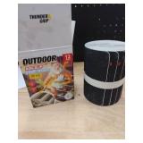 THUNDER GRIP Outdoor Stair Treads Non Slip 30\' x 6\' - 12-Pack Weather Resistant Exterior Grip Tape for Wooden Steps - Non Slip Stair Treads - Anti Skid Strips - Waterproof 80-Grit Adhesive Treads THUNDER GRIP Outdoor Stair Treads Non Slip 30\' x 6\' - 12-Pack Weather Resistant Exterior Grip Tape for Wooden Steps - Non Slip Stair Treads - Anti Skid Strips - Waterproof 80-Grit Adhesive Treads