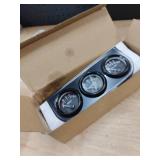 BLLYOGU 52mm 3-in-1 Car Gauge Kit - Voltage Meter, Water Temperature, and Oil Pressure Gauges - Auto Dashboard Triple Gauge Set for 12V Cars(Black) BLLYOGU 52mm 3-in-1 Car Gauge Kit - Voltage Meter, Water Temperature, and Oil Pressure Gauges - Auto Dashboard Triple Gauge Set for 12V Cars(Black)