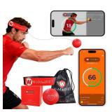 WiiMad Boxing Reflex Ball, Punching Ball with Headband â App Punch Counter Workout Toy for Kids 8+ Teen Boys Adults | Hand Eye Coordination Training | Home Fun Punch Game Red WiiMad Boxing Reflex Ball, Punching Ball with Headband â App Punch Counter Workout Toy for Kids 8+ Teen Boys Adults | Hand Eye Coordination Training | Home Fun Punch Game Red