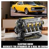 BseSparklion V8 Engine Model Building Kit That Runs - Visible Mini V8 Engine Kit for Adults & Teens, Compatible with Lego Car Set, STEM Physical Science Educational Toy for Boys 8-14+ (905 PCS) BseSparklion V8 Engine Model Building Kit That Runs - Visible Mini V8 Engine Kit for Adults & Teens, Compatible with Lego Car Set, STEM Physical Science Educational Toy for Boys 8-14+ (905 PCS)