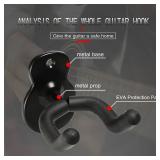 WOGOD Guitar Wall Mount Hangers 3 Pack, Guitar Style Wall Holders Hooks Stands for Acoustic Electric Bass Classical Ukulele Guitars WOGOD Guitar Wall Mount Hangers 3 Pack, Guitar Style Wall Holders Hooks Stands for Acoustic Electric Bass Classical Ukulele Guitars