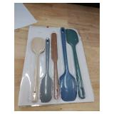 ChefAide 5 Pieces Silicone Spatula Set, Food Grade Rubber Spatula, Upgrade Strong Handle with Ergonomic Grip, Heat Resistant Up to 600°F for Nonstick Cookware, Cooking ChefAide 5 Pieces Silicone Spatula Set, Food Grade Rubber Spatula, Upgrade Strong Handle with Ergonomic Grip, Heat Resistant Up to 600°F for Nonstick Cookware, Cooking