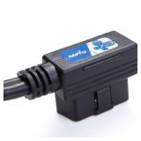 Right Angle OBD2 Splitter Y Cable, bbfly-B20 OBDII 1 Male Splitter to 2 Female Extension Cable 1FT 30CM (1PACK) Right Angle OBD2 Splitter Y Cable, bbfly-B20 OBDII 1 Male Splitter to 2 Female Extension Cable 1FT 30CM (1PACK)