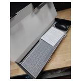 CHESONA Wireless Keyboard and Mouse Combo, Wireless Rechargeable Full Size Mulit-Device (BT 5.0+3.0+2.4G) Keyboard Mouse Combo for Mac OS/iOS/Windows/Android (Silver Black) CHESONA Wireless Keyboard and Mouse Combo, Wireless Rechargeable Full Size Mulit-Device (BT 5.0+3.0+2.4G) Keyboard Mouse Combo for Mac OS/iOS/Windows/Android (Silver Black)