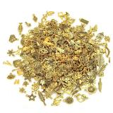 400 Pcs Wholesale Bulk Lots Jewelry Making Charms - Tiny Assorted Mixed Tibetan Anti-gold Metal Charms for Necklace, Bracelet Making 400 Pcs Wholesale Bulk Lots Jewelry Making Charms - Tiny Assorted Mixed Tibetan Anti-gold Metal Charms for Necklace, Bracelet Making