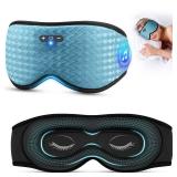 3D Sleep Mask with Bluetooth Headphones, Sleeping Headphones for Side Sleepers, Zero Eye Pressure, Adjustable Sleep Eye Mask, Ultra-Thin Stereo Speakers Perfect for Sleeping-Peacock Blue 3D Sleep Mask with Bluetooth Headphones, Sleeping Headphones for Side Sleepers, Zero Eye Pressure, Adjustable Sleep Eye Mask, Ultra-Thin Stereo Speakers Perfect for Sleeping-Peacock Blue