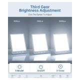 SUXIO Light Therapy Lamp - 10000 Lux Therapy Lights, 3 Timing & Mode Happy Lamp, Touch Control Daylight Lamp with Memory Function, Portable Light Therapy Box for Home/Office Use As Lift Mood SUXIO Light Therapy Lamp - 10000 Lux Therapy Lights, 3 Timing & Mode Happy Lamp, Touch Control Daylight Lamp with Memory Function, Portable Light Therapy Box for Home/Office Use As Lift Mood