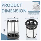 PETOX W10872845 Dishwasher Pump Filter Cup Replacement for Whirlpool Kenmore Amana Kitcheniad Dishwasher - Replace Part 8579307 W10142911 W10056425 W10056426 (Update Version) PETOX W10872845 Dishwasher Pump Filter Cup Replacement for Whirlpool Kenmore Amana Kitcheniad Dishwasher - Replace Part 8579307 W10142911 W10056425 W10056426 (Update Version)