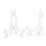 Tosnail 50 Pack 3 Inches Tall Mini Plastic Easel Stands for Small Picture, Painting, Plate, Card Display Tosnail 50 Pack 3 Inches Tall Mini Plastic Easel Stands for Small Picture, Painting, Plate, Card Display