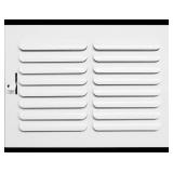 HVAC Premium 12\'w X 10\'h [Duct Opening] 3-Way Fixed Curved Blade Air Supply Diffuser Register Vent Cover Grille [Outer Dimensions: 13.75\'W X 11.75\'H]