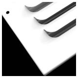 HVAC Premium 12\'w X 10\'h [Duct Opening] 3-Way Fixed Curved Blade Air Supply Diffuser Register Vent Cover Grille [Outer Dimensions: 13.75\'W X 11.75\'H]