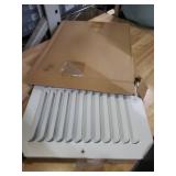 HVAC Premium 12\'w X 10\'h [Duct Opening] 3-Way Fixed Curved Blade Air Supply Diffuser Register Vent Cover Grille [Outer Dimensions: 13.75\'W X 11.75\'H]