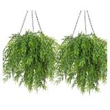 RECUTMS Artificial Weeping Willow 6Pcs,Plastic Leaves Twig Plants Greenery Fake Hanging Ivy Garland UV Resistant for Indoor Outdoor Home Garden Wall Baskets Wedding Party Table Planter Filler Decor RECUTMS Artificial Weeping Willow 6Pcs,Plastic Leaves Twig Plants Greenery Fake Hanging Ivy Garland UV Resistant for Indoor Outdoor Home Garden Wall Baskets Wedding Party Table Planter Filler Decor