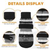 KOOLTAIL Anti Slip Dog Socks to Prevent Licking Paws and Slipping, Extra-Thick Grip Pet Boots & Paw Protectors, Winter Warm Puppy Shoes Booties for Hardwood Floors Small Medium Large Senior Dogs, M KOOLTAIL Anti Slip Dog Socks to Prevent Licking Paws and Slipping, Extra-Thick Grip Pet Boots & Paw Protectors, Winter Warm Puppy Shoes Booties for Hardwood Floors Small Medium Large Senior Dogs, M