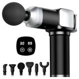 CAMEFER Deep Tissue Massage Gun, Portable Percussion Electric Muscle Massager for Pain Relief, Handheld Massagers with 30 Speeds & 6 Attachments for Back and Neck, Gifts for Men Women CAMEFER Deep Tissue Massage Gun, Portable Percussion Electric Muscle Massager for Pain Relief, Handheld Massagers with 30 Speeds & 6 Attachments for Back and Neck, Gifts for Men Women