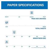 Hammermill Printer Paper, 20 lb Copy Paper, 8.5 x 14 - 1 Ream (500 Sheets) - 92 Bright, Made in the USA, 105015R Hammermill Printer Paper, 20 lb Copy Paper, 8.5 x 14 - 1 Ream (500 Sheets) - 92 Bright, Made in the USA, 105015R