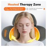 FAMKCY 3-in-1 Neck Massager Pillow with Heating & Cervical Traction, Ergonomic Cervical Pillow for Neck Back Shoulder Pain Relief,Cervical Traction Suppor (Brown) FAMKCY 3-in-1 Neck Massager Pillow with Heating & Cervical Traction, Ergonomic Cervical Pillow for Neck Back Shoulder Pain Relief,Cervical Traction Suppor (Brown)