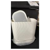 AEPOALUA Bathroom Storage Cabinet,Small Corner Floor Cabinet with 2 Hook,Narrow Toilet Paper Cabinet with Adjustable Shelves,Bathroom Organizer for Living Room,Small Spaces (Wave, White-37''H) AEPOALUA Bathroom Storage Cabinet,Small Corner Floor Cabinet with 2 Hook,Narrow Toilet Paper Cabinet with Adjustable Shelves,Bathroom Organizer for Living Room,Small Spaces (Wave, White-37''H)