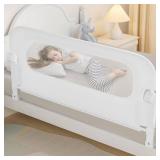 NUTIKAS Baby Bed Rail Guard for Toddlers -47\' Toddler Bed Rails for Twin, Full, Queen, King Bunk Size Bed Swing Down Bedrail Extral Tall Child Safety Side Railing Guards for Kids NUTIKAS Baby Bed Rail Guard for Toddlers -47\' Toddler Bed Rails for Twin, Full, Queen, King Bunk Size Bed Swing Down Bedrail Extral Tall Child Safety Side Railing Guards for Kids
